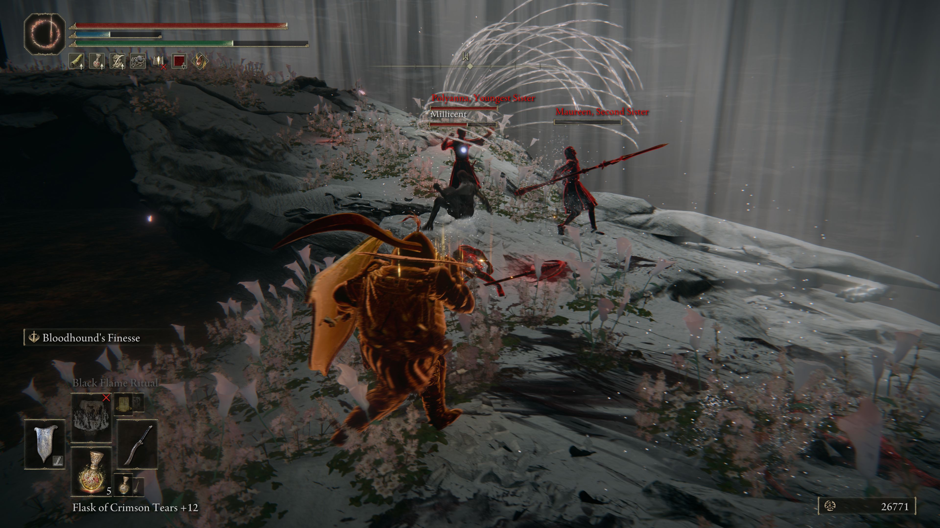 Elden Ring Millicent quest, how to get Unalloyed Gold Needle and